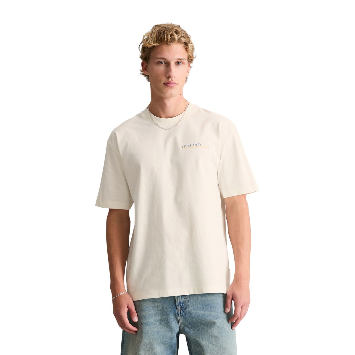 T-shirt Crayfish Capsule avec impression dans le dos blanc, MARC O’POLO DENIM