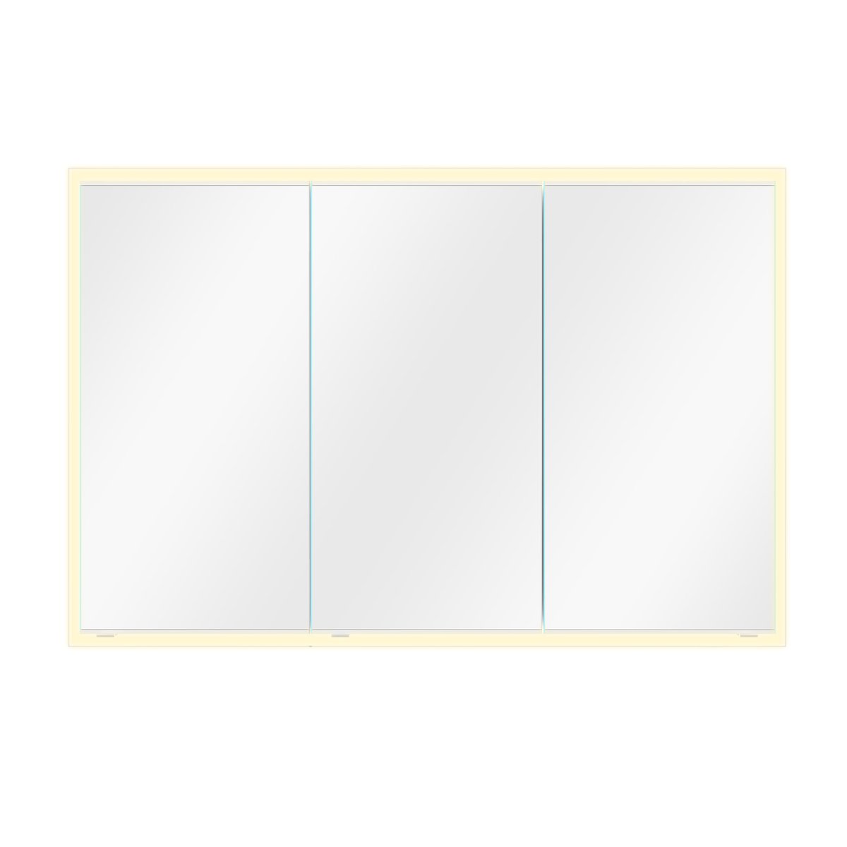 Armoire de toilette lumineuse LED, REMIX chromé, SENSEA