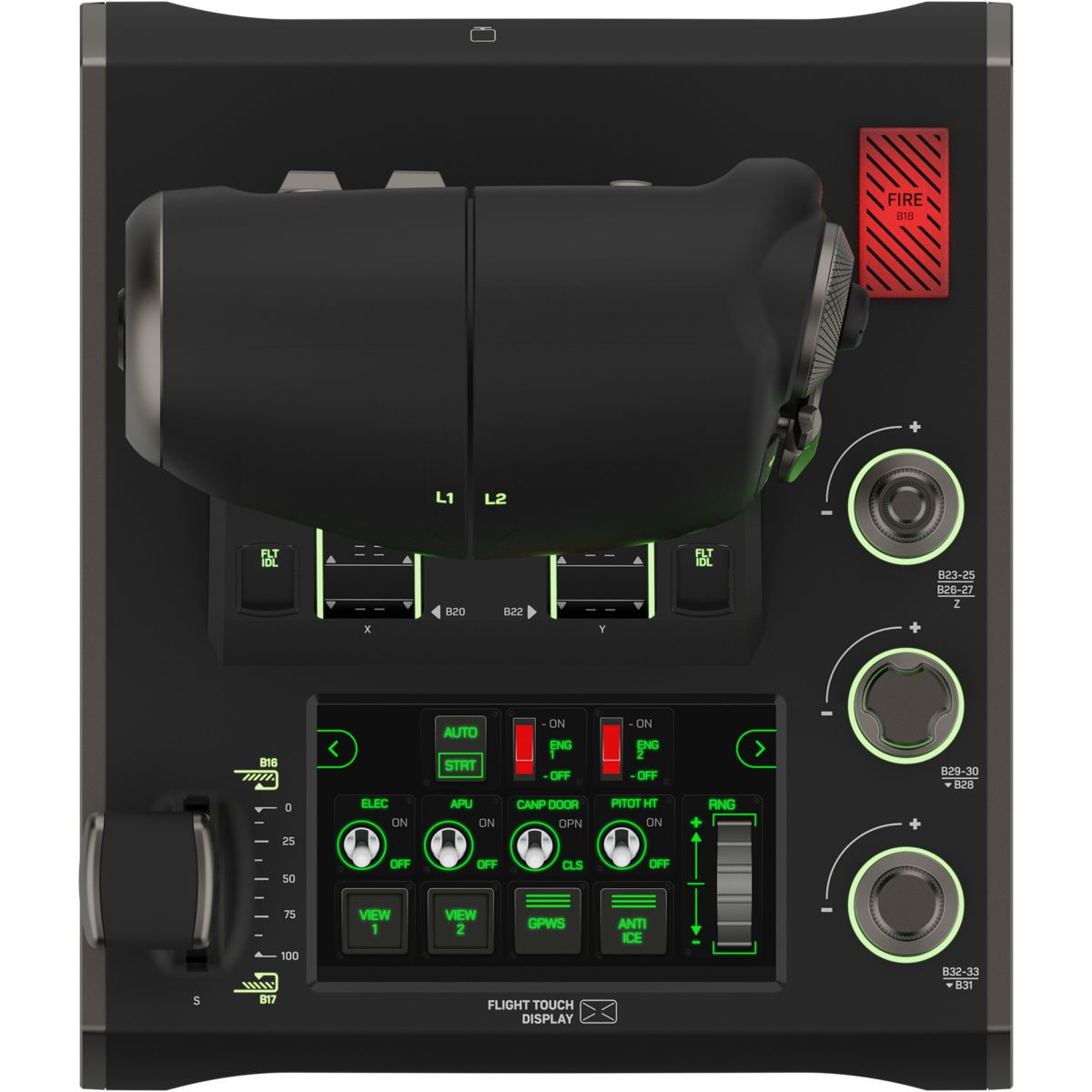 Hotas VelocityOne FlightDeck couleur unique, TURTLE BEACH