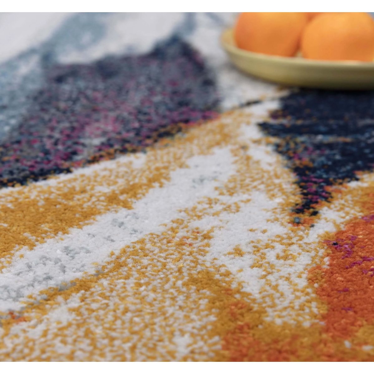Tapis tissé plat moderne RAMA multicolore, NOVATREND