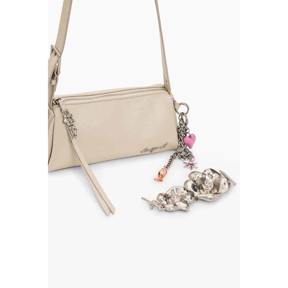 Petit sac charms beige, DESIGUAL