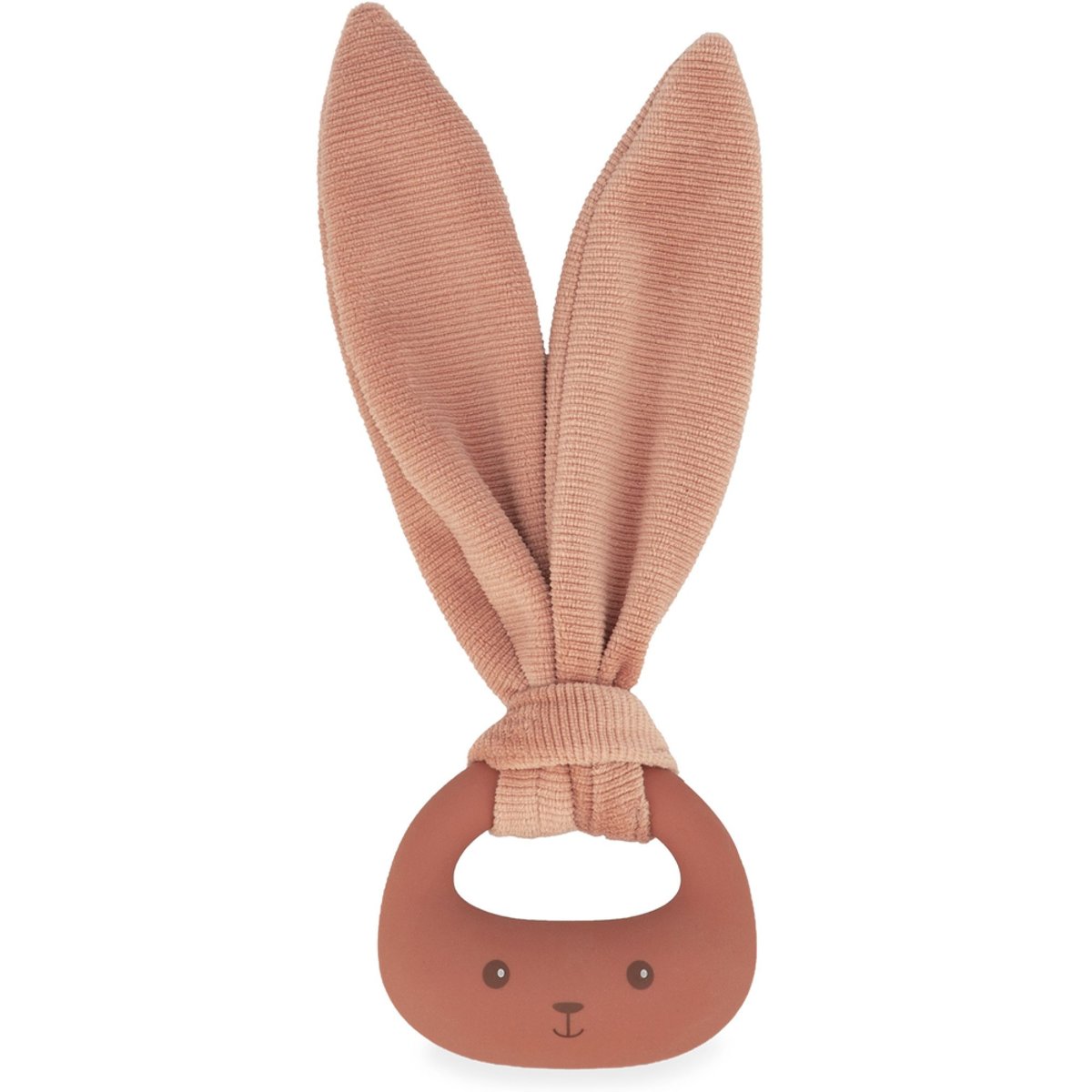 Anneau de dentition lapin en silicone terracotta, KALOO
