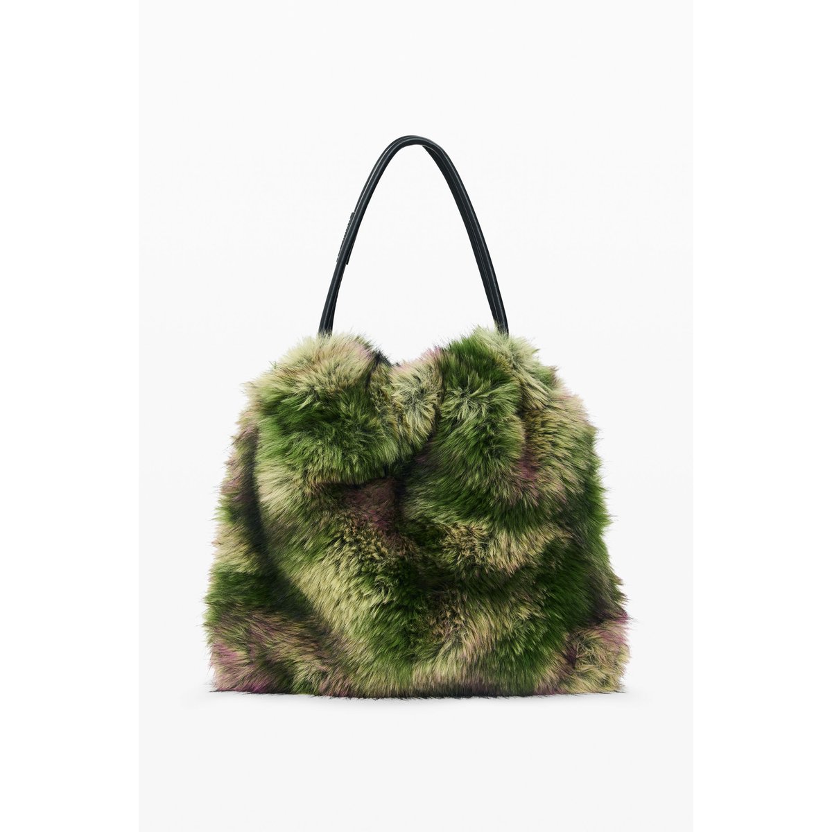 Sac camouflage à poils taille moyenne M. C. Lacroix vert, DESIGUAL