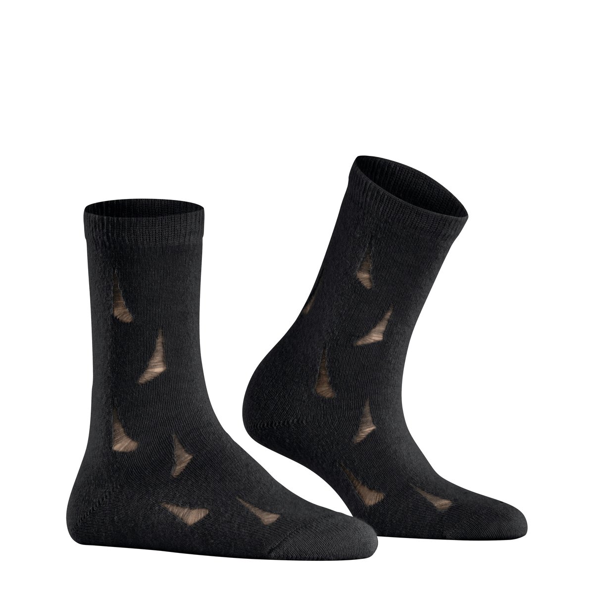 Chaussettes Distressed noir basique, FALKE