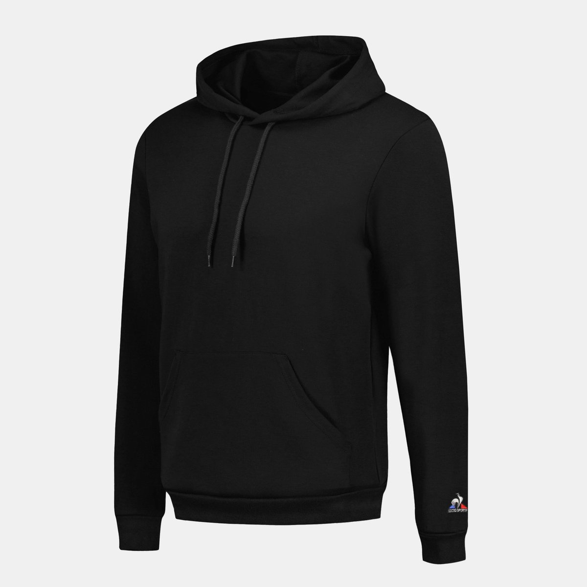 Sweat à capuche noir, LE COQ SPORTIF