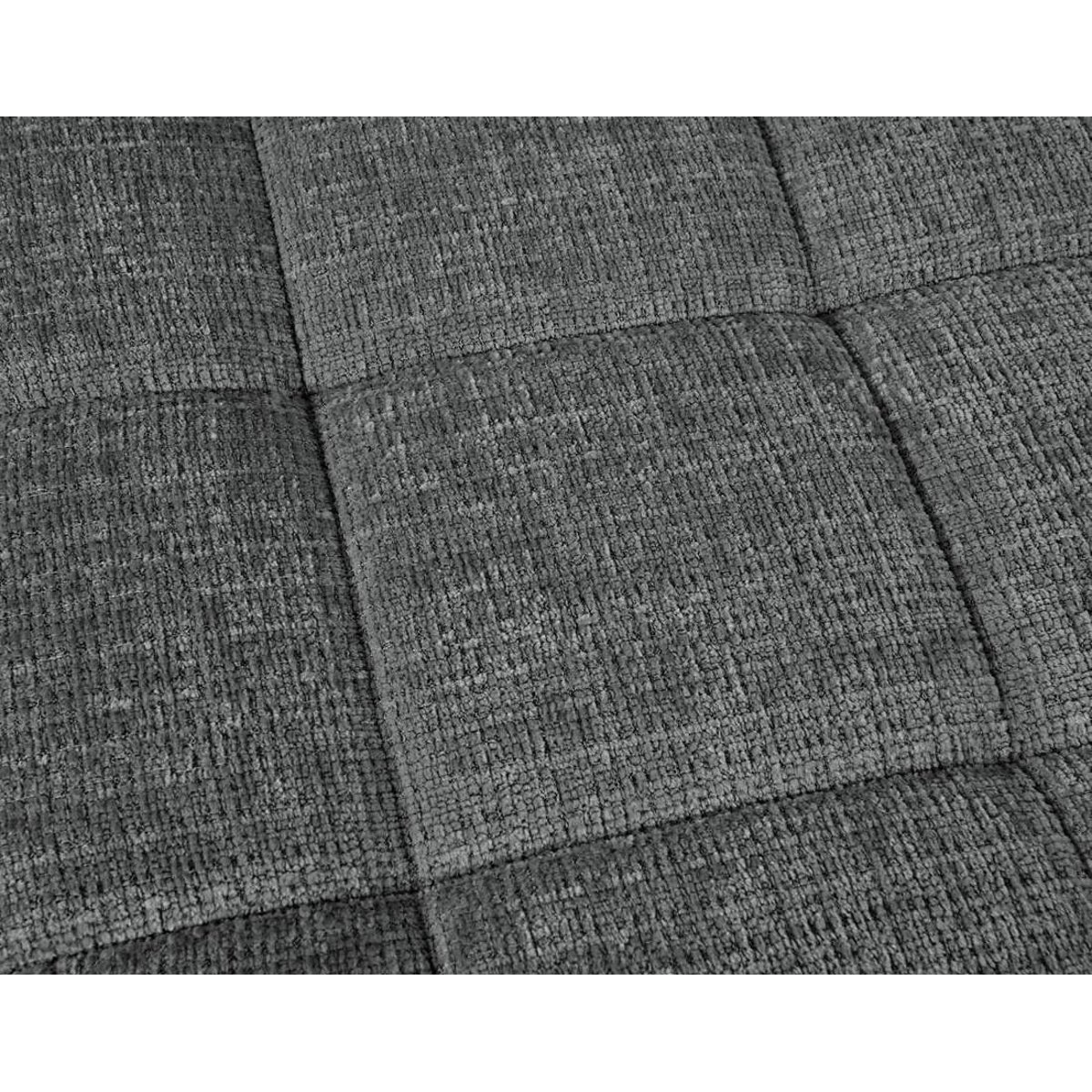 Canapé d'Angle Convertible 5 places - CAMILLE gris anthracite, BEST MOBILIER