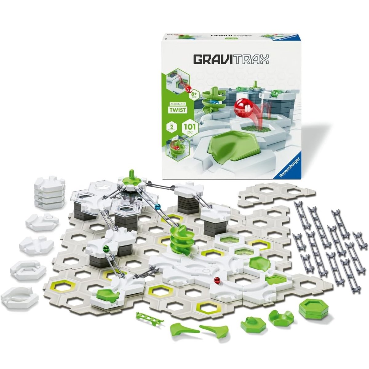 Gravitrax set Action Twist blanc, RAVENSBURGER