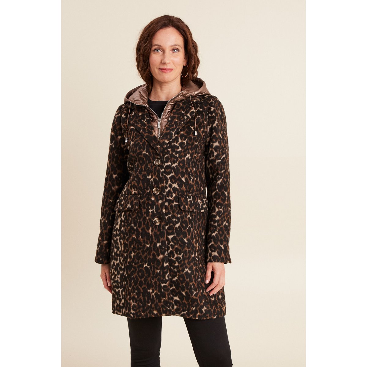 Manteau doublé creme, BREAL
