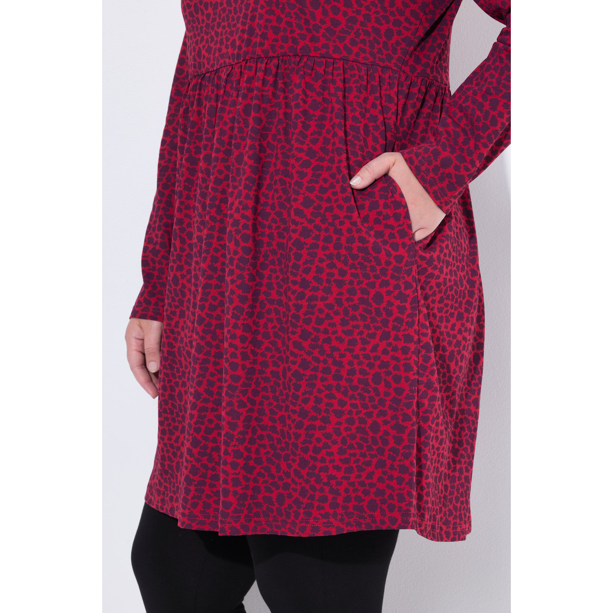 T-shirt long rouge rubis, ULLA POPKEN