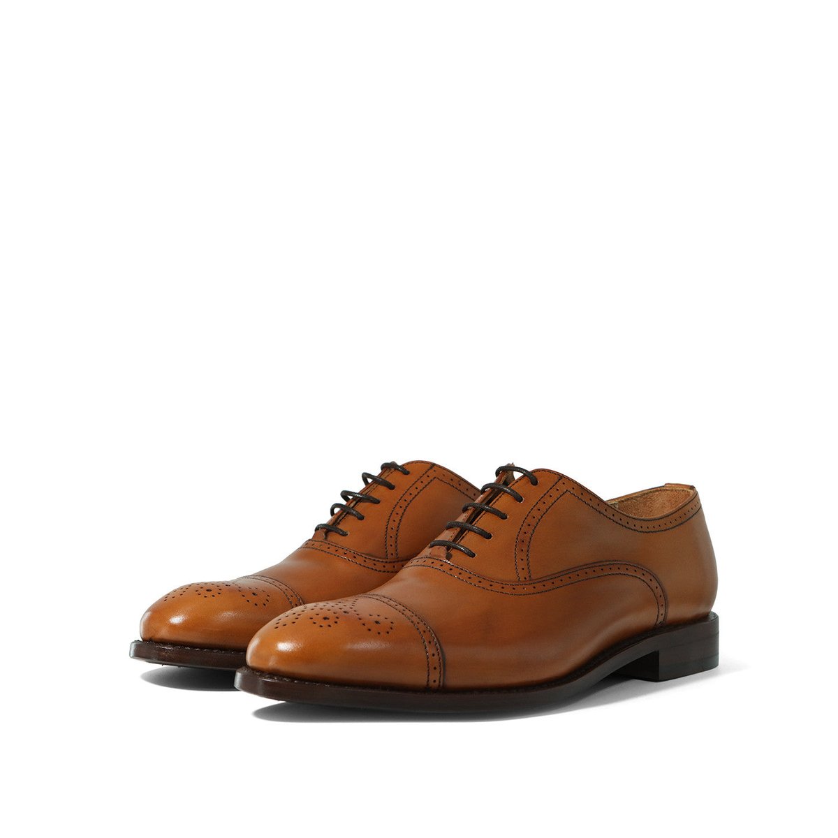 Richelieu cuir DIPLOMAT marron clair, FINSBURY