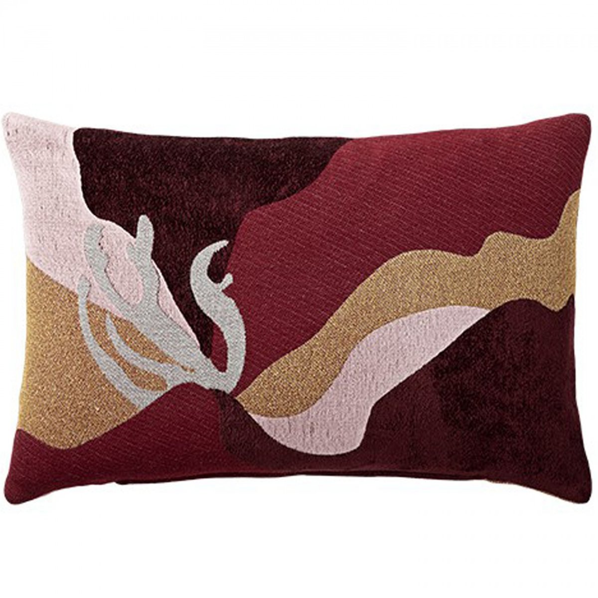 Coussin en coton Flores 60 x 40 cm multicolore, AYTM