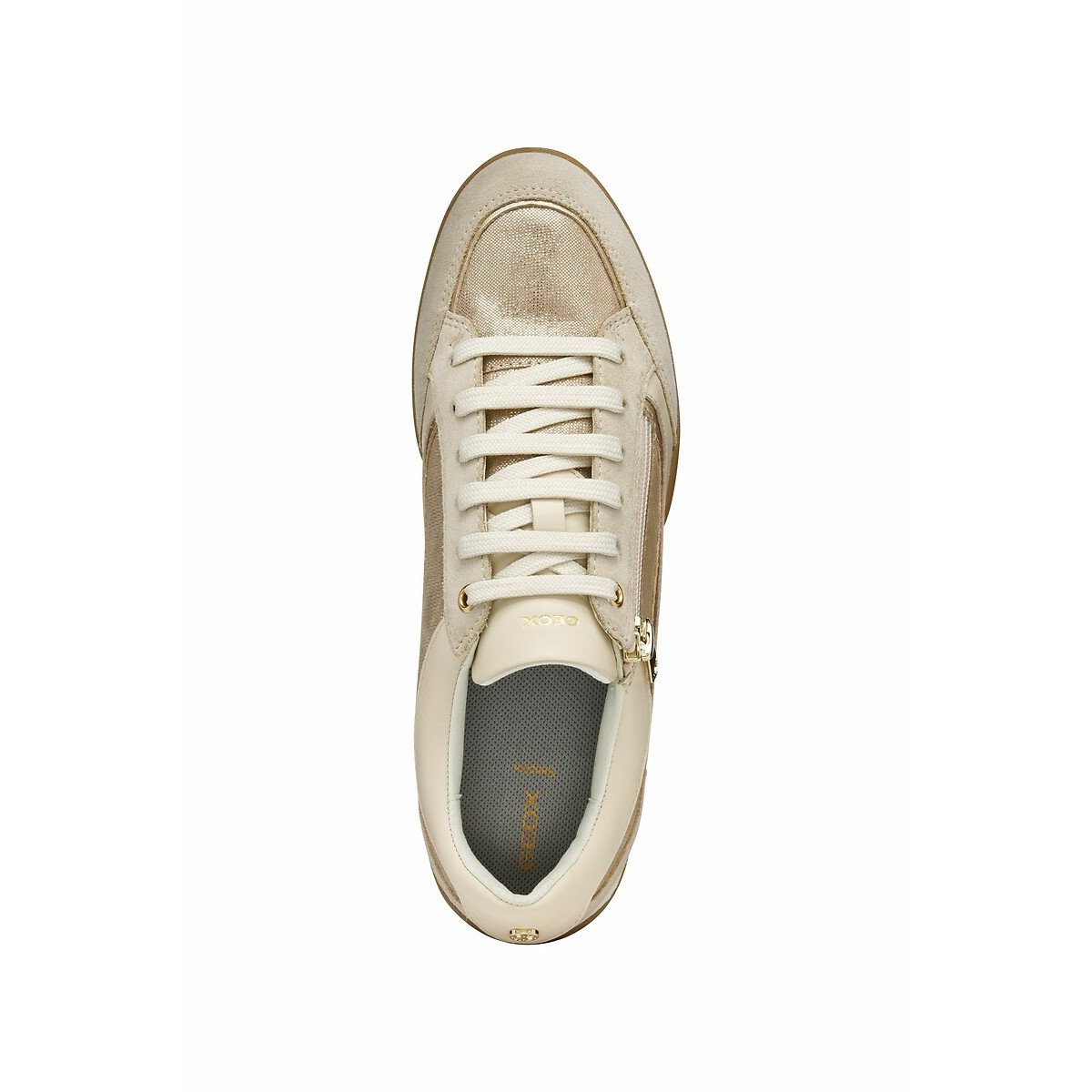 Myria Zip-Up Trainers taupe, GEOX