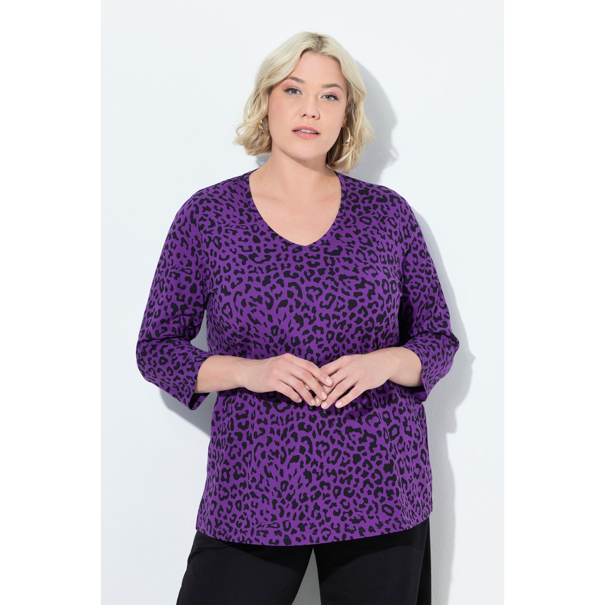 T-shirt violet, ULLA POPKEN