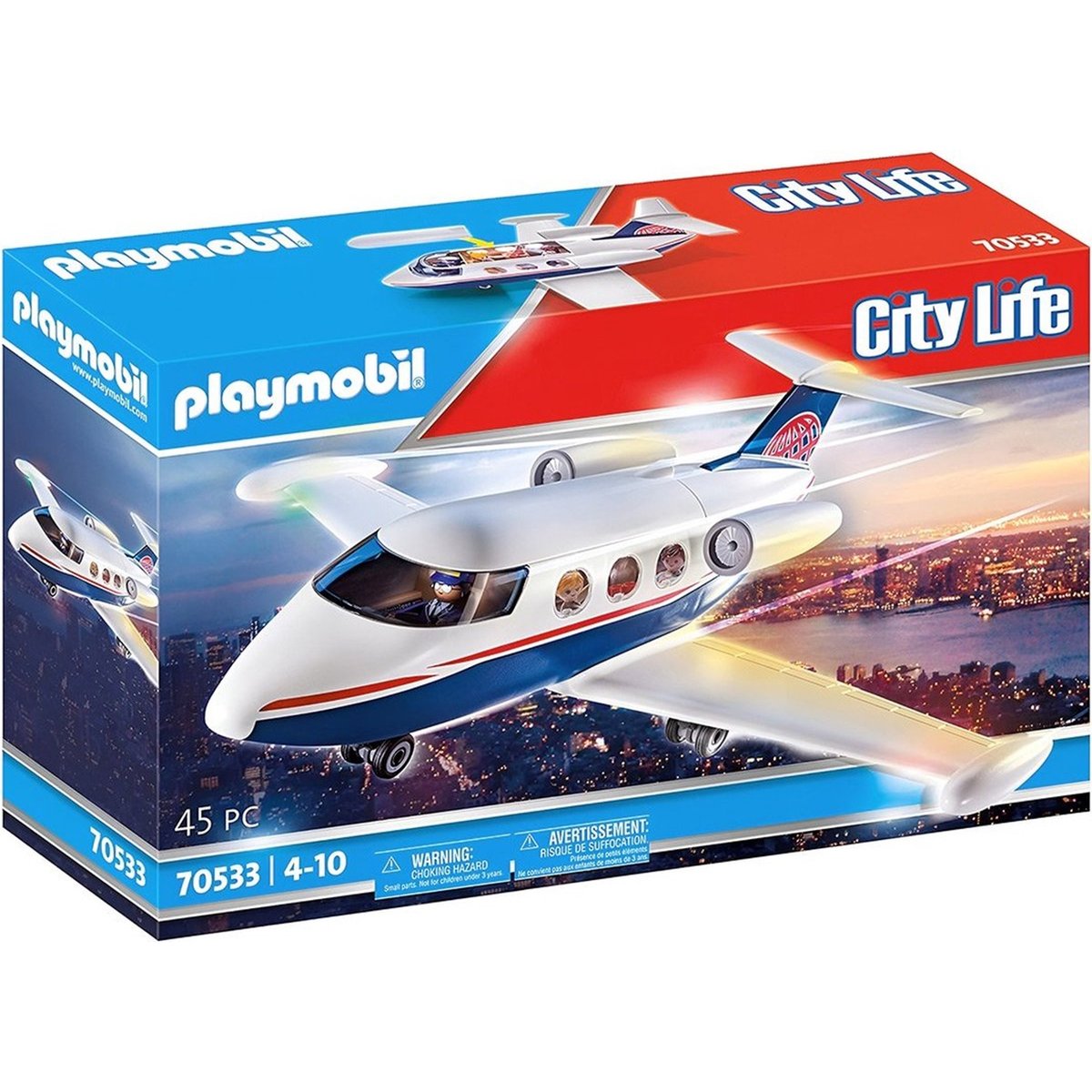 Jet privé multicolore, PLAYMOBIL