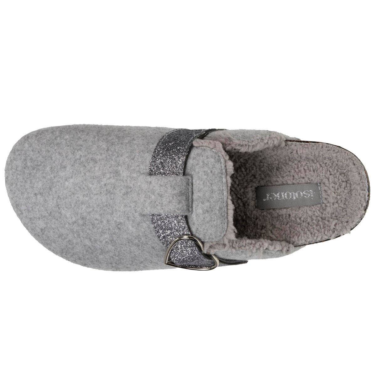 Chaussons Sabots gris, ISOTONER