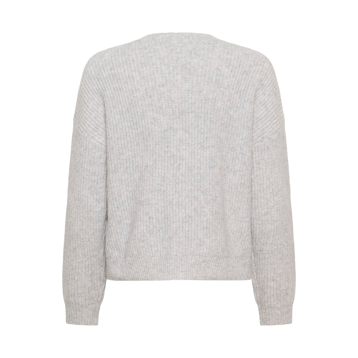 Cardigan à tricot gris light grey melnage, KAFFE