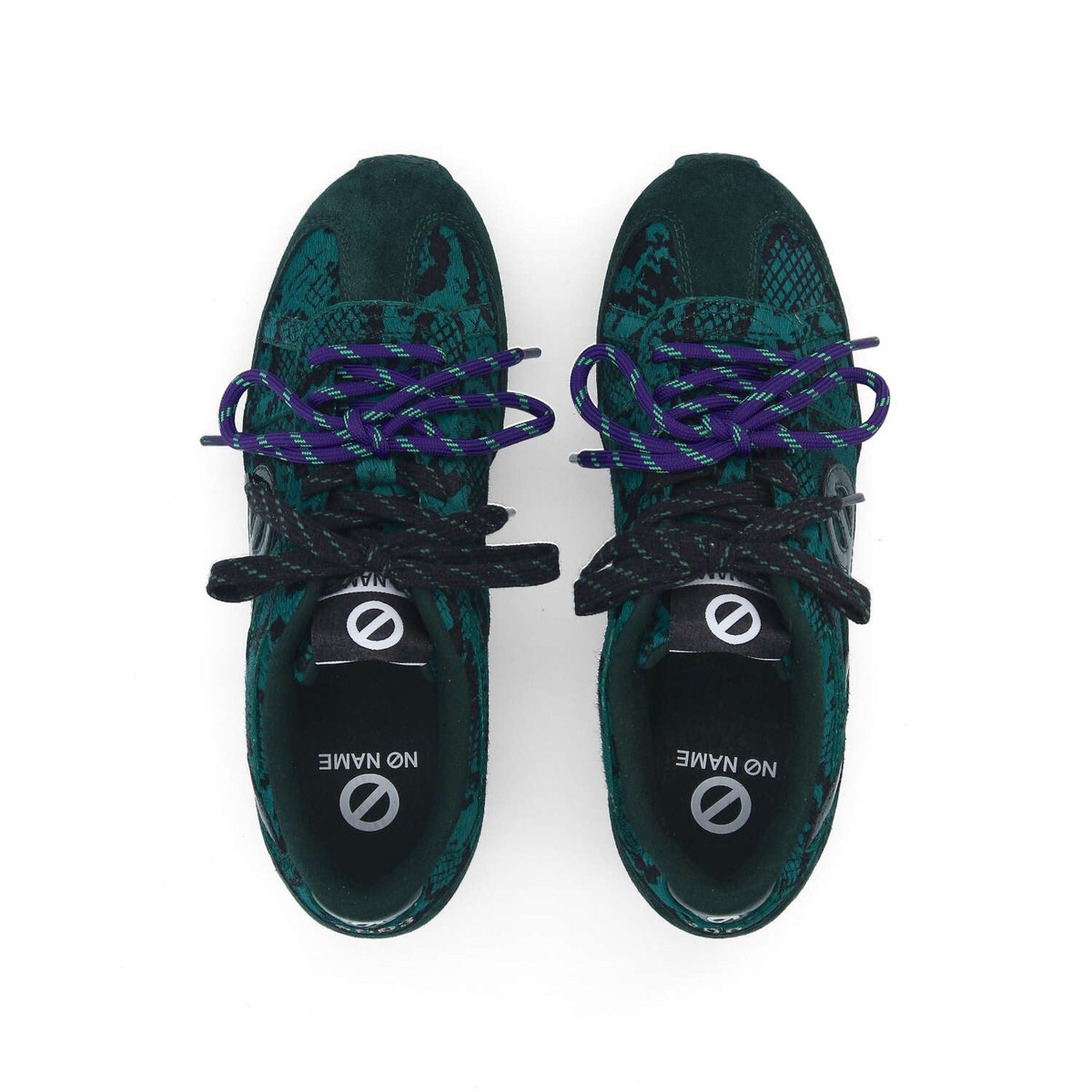 EVO RUN W SNAKE KISS ÉMERAUDE - Collier orné de Cristaux Swarovski® inclus vert, NO NAME