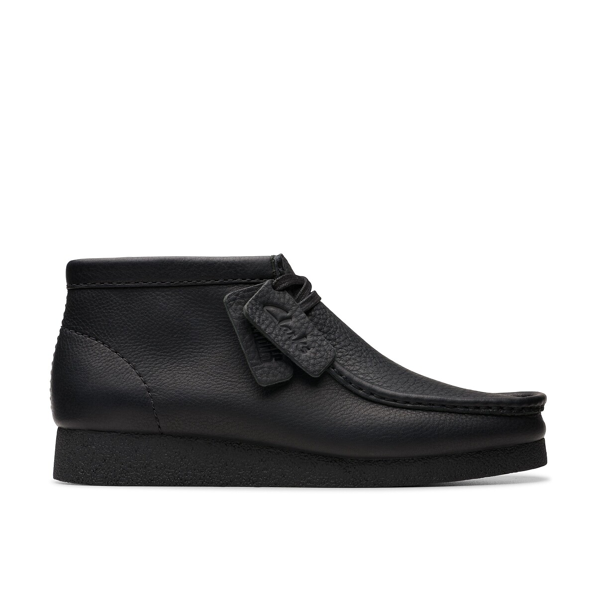 Chaussures en cuir WALLABEE noir, CLARKS