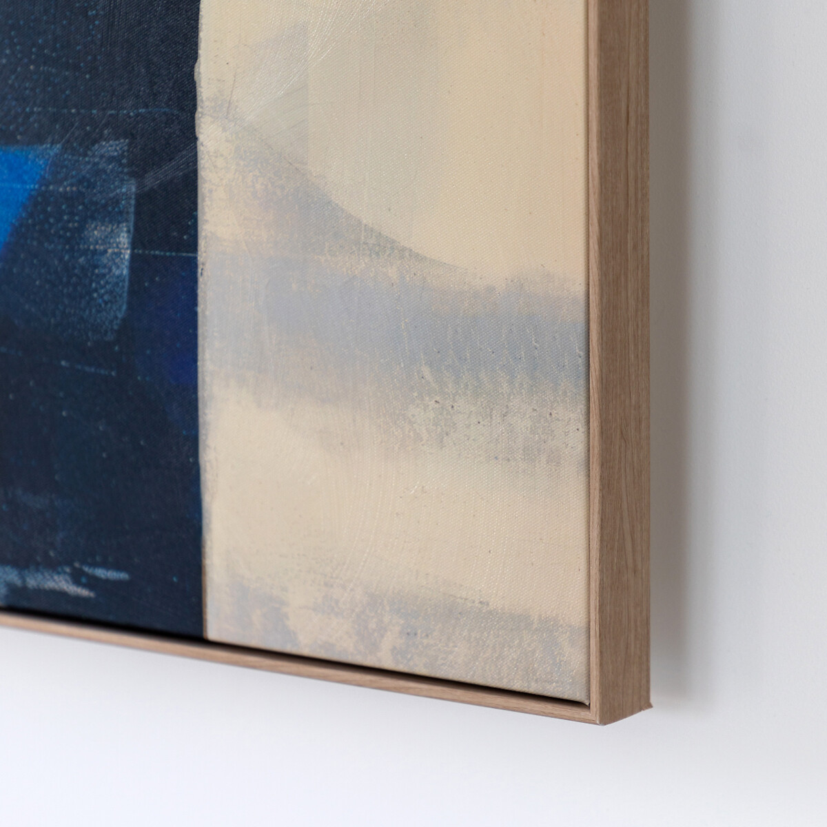90x120cm Cobalt Abstract Framed Canvas blue, ÉDITÉ