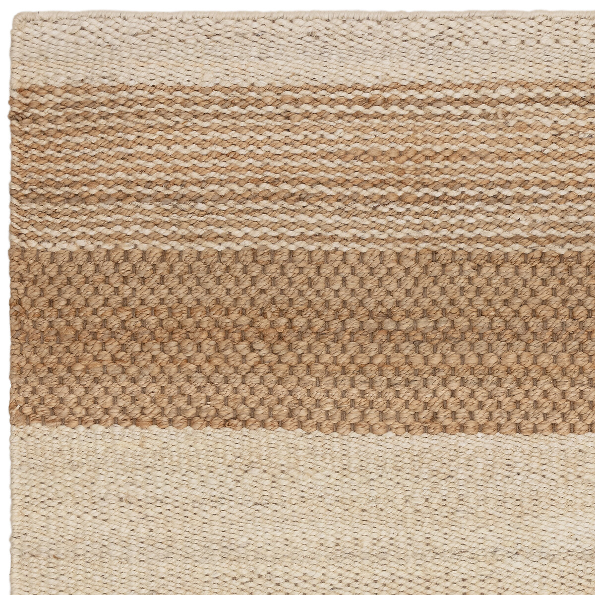 Ombre Stripe Jute Rug beige, ÉDITÉ