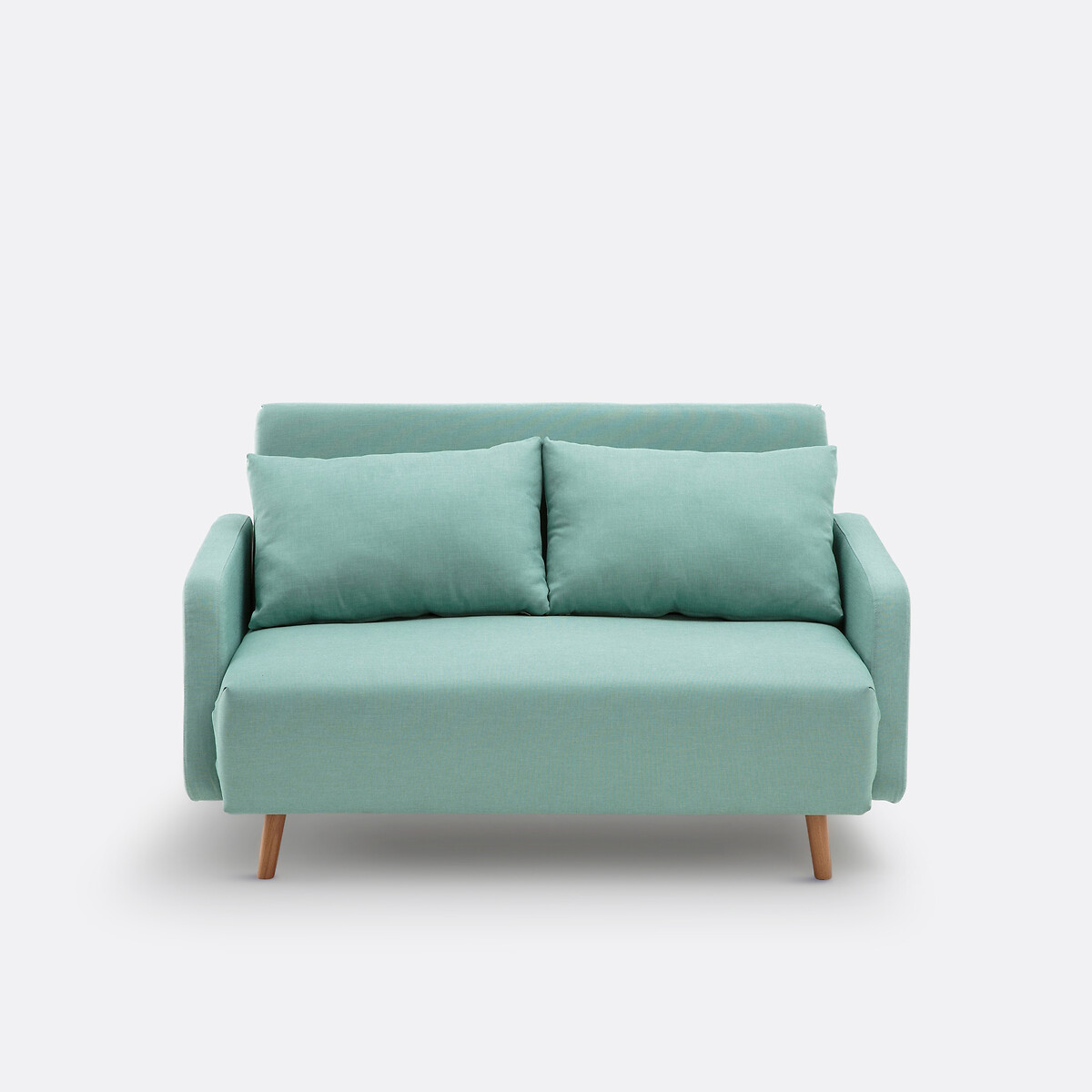 Canapé convertible tissu texturé 2 places, Cosico céladon, LA REDOUTE INTERIEURS