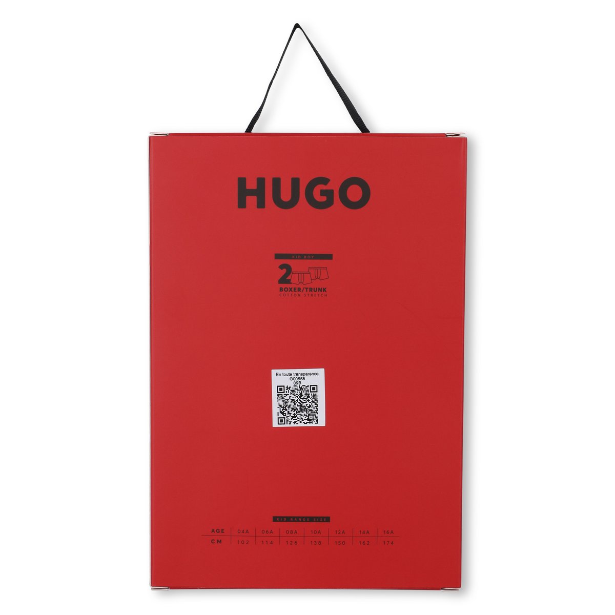 Confezione da 2 boxer black, HUGO KIDSWEAR