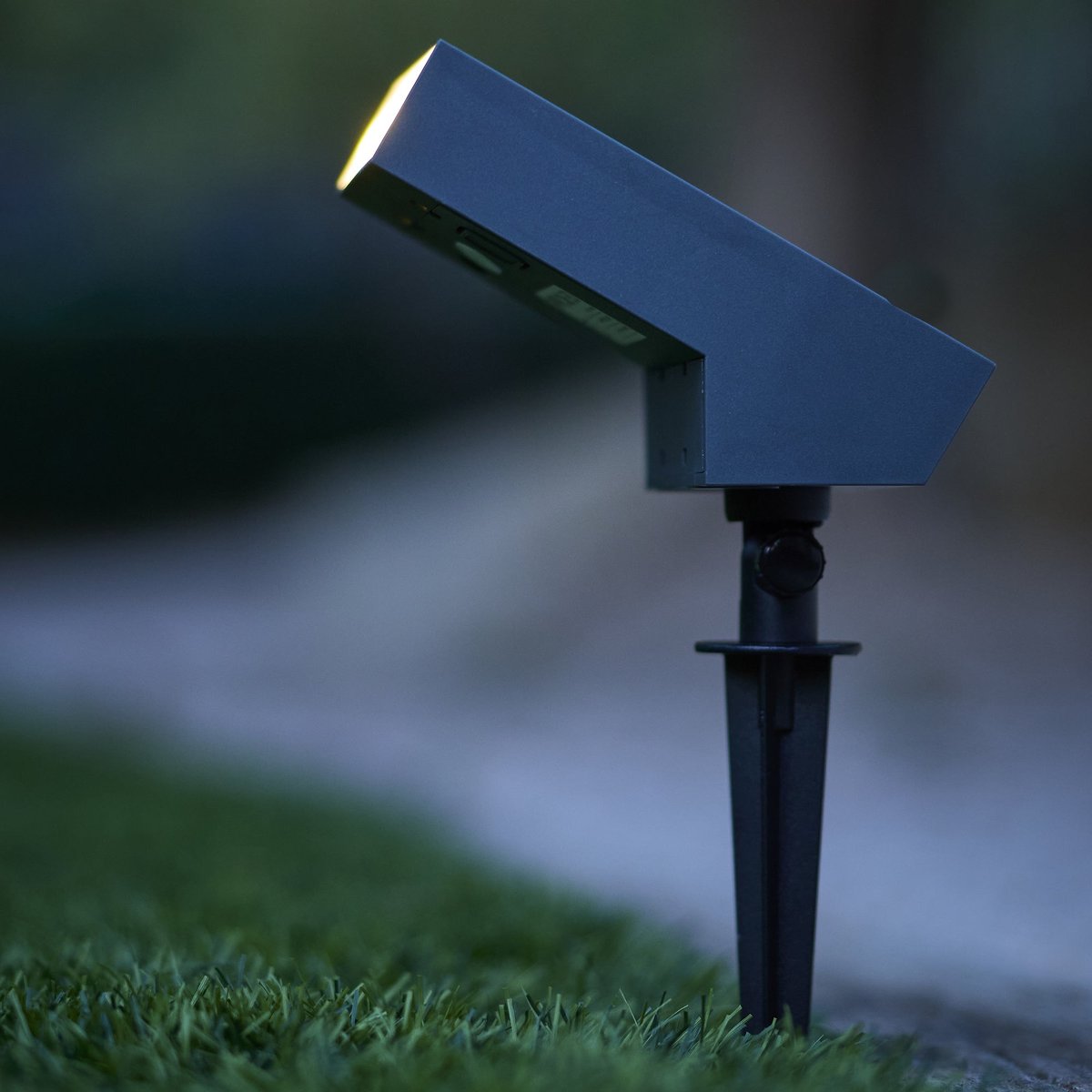 Spot solaire projecteur SOLTEK noir, LUMISKY