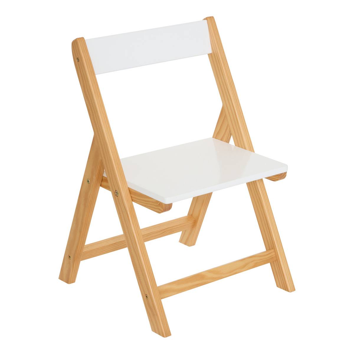 Ensemble bureau et 2 chaises pour enfant en pin BAKO blanc, ATMOSPHERA FOR KIDS