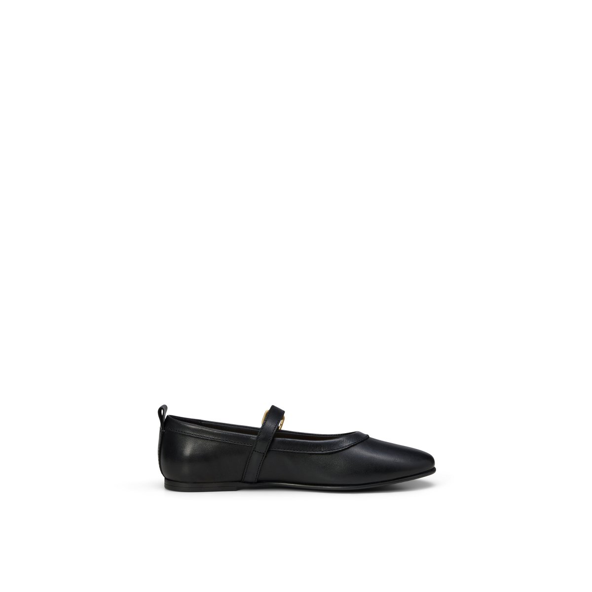 Ballerine modèle Gina en cuir de vache noble schwarz, MARC O'POLO
