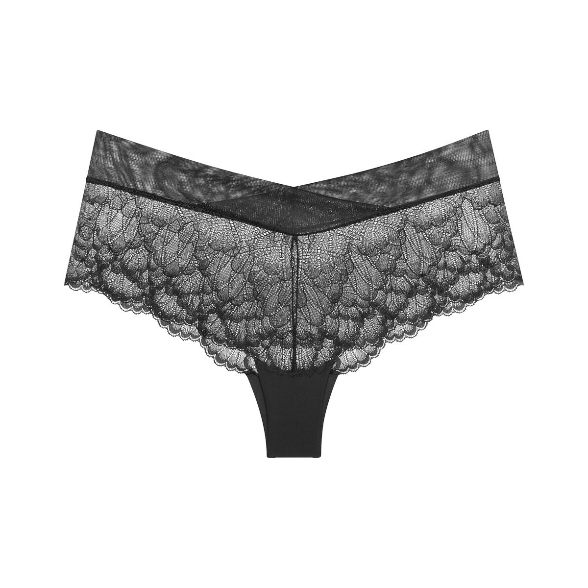Shorty LOVE IN LACE noir, TRIUMPH