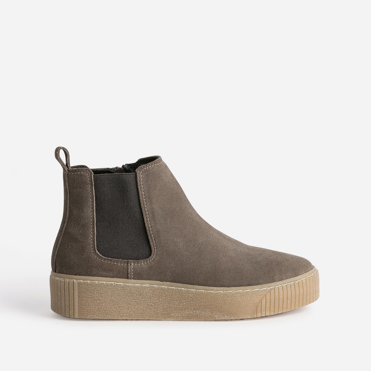 Boots en cuir ANNICK gris, ERAM