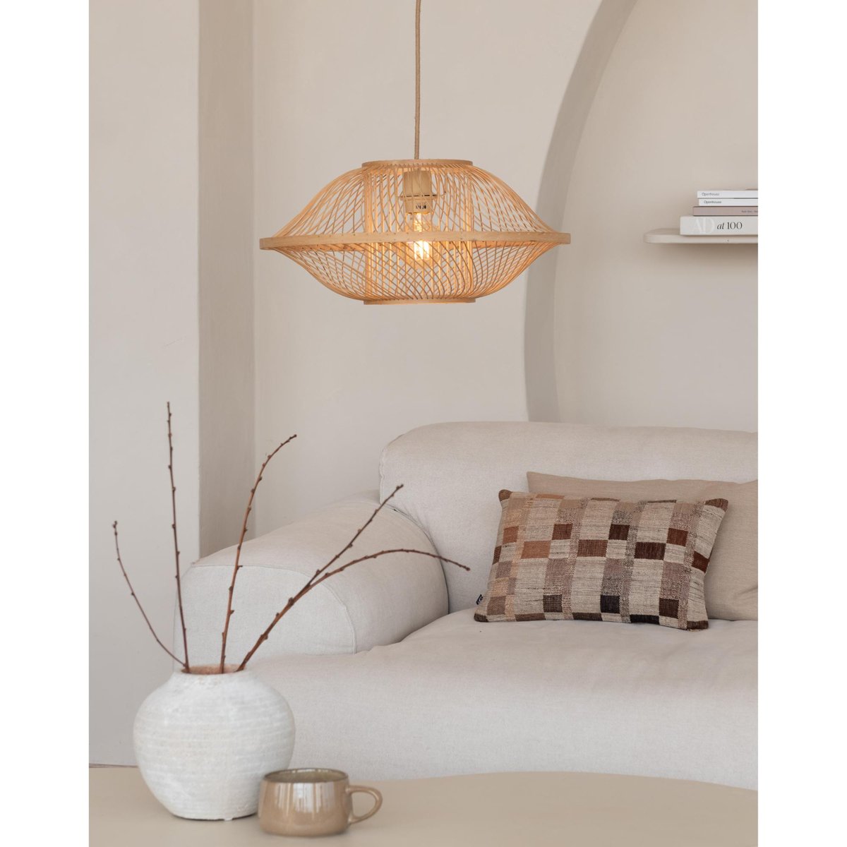 Lampe Suspendue Bambou MAUI naturel, GOOD & MOJO