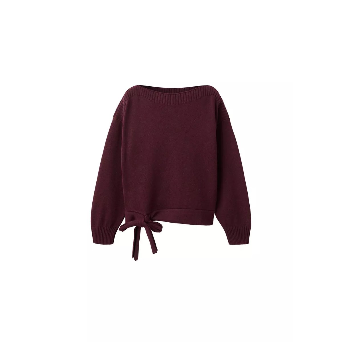 Pull-over en maille fine grenat, MANGO TEEN