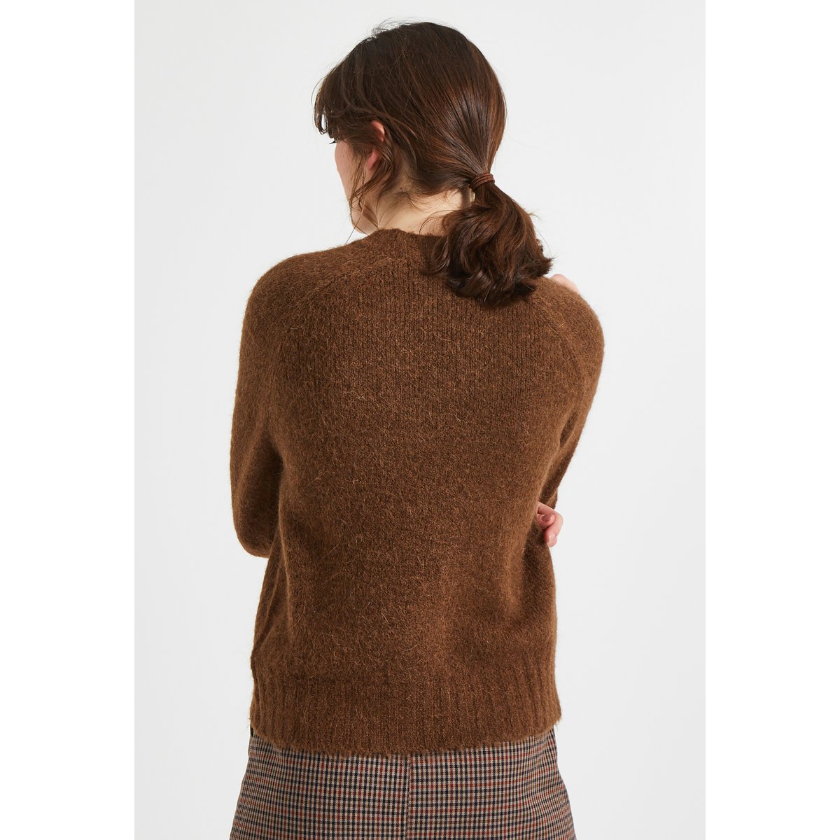 Pull col montant barbe, MONOPRIX