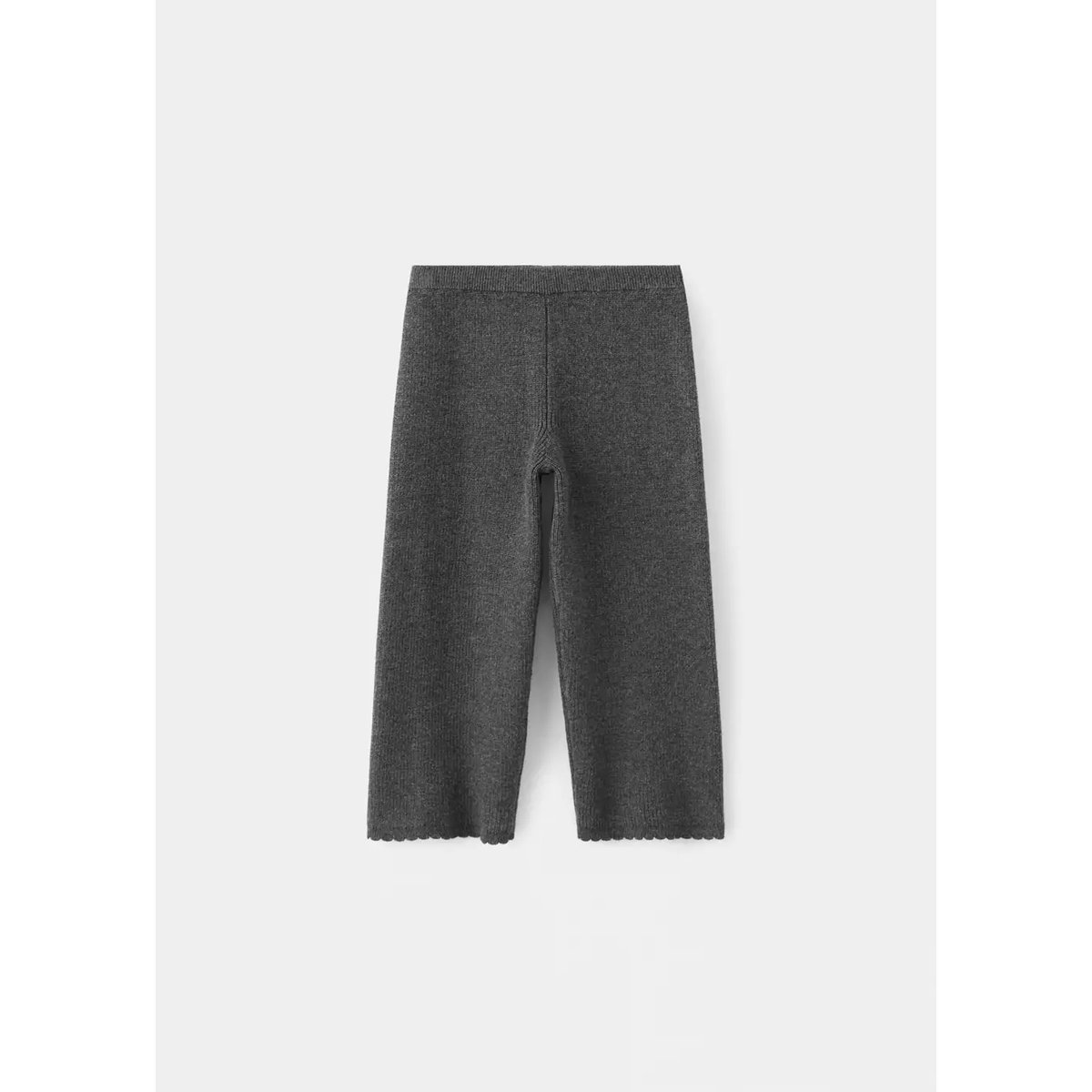 Pantalon droit maille gris anthracite, MANGO BABY