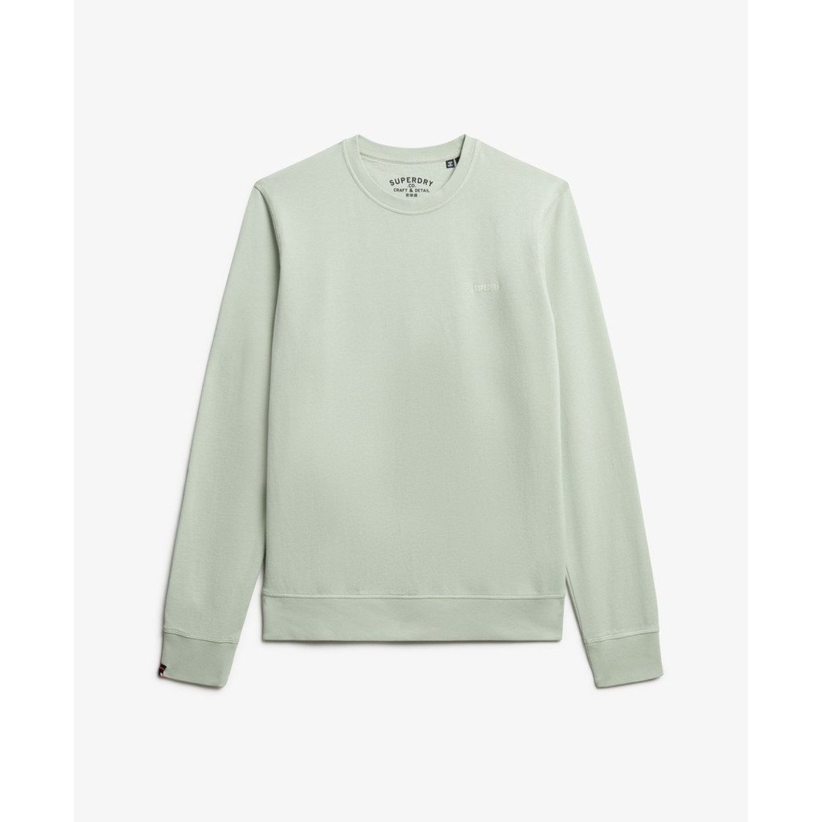 Sweat classique oversize Essential gris ardoise, SUPERDRY