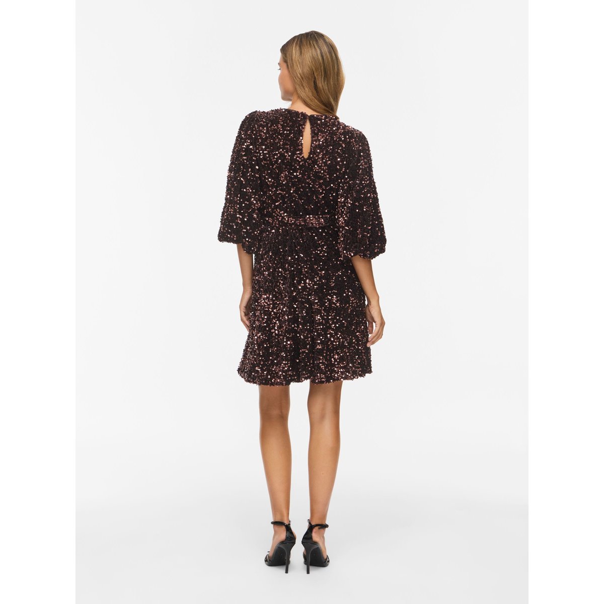 Robe Courte marron - coffee bean1, VILA