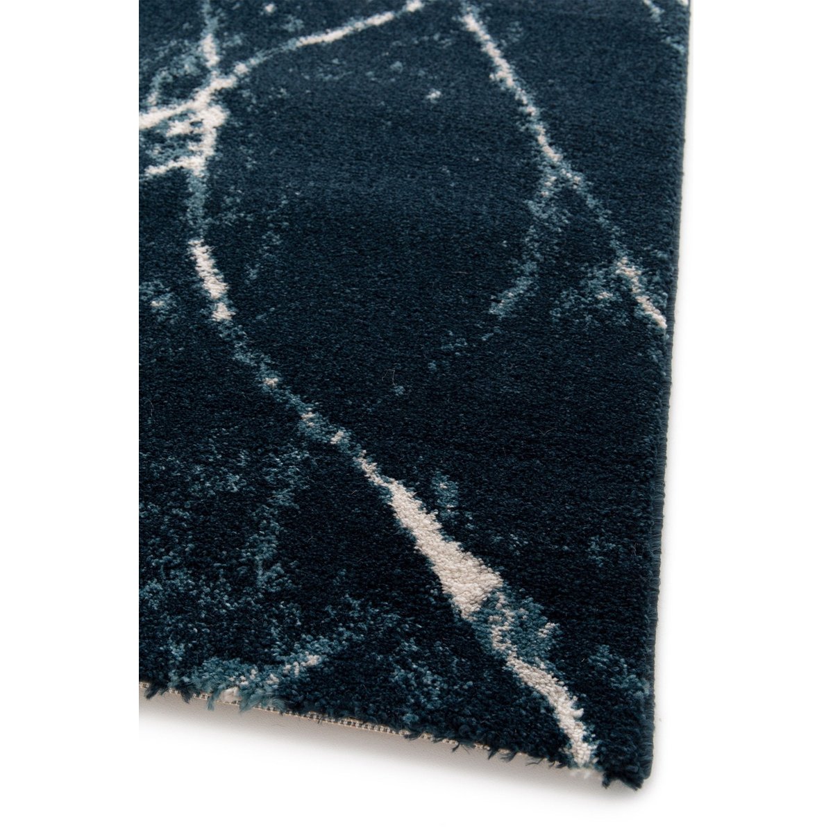 Tapis ultra doux et design MARBLE bleu naturel, AFK LIVING