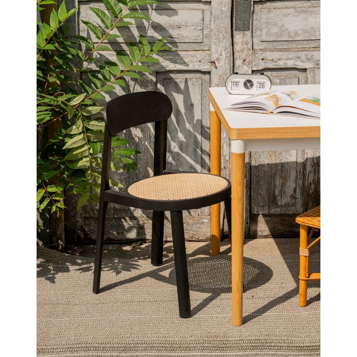 Chaise Brulla de Miniforms Alma N°1756 - Bon état noir, DEBONGOUT