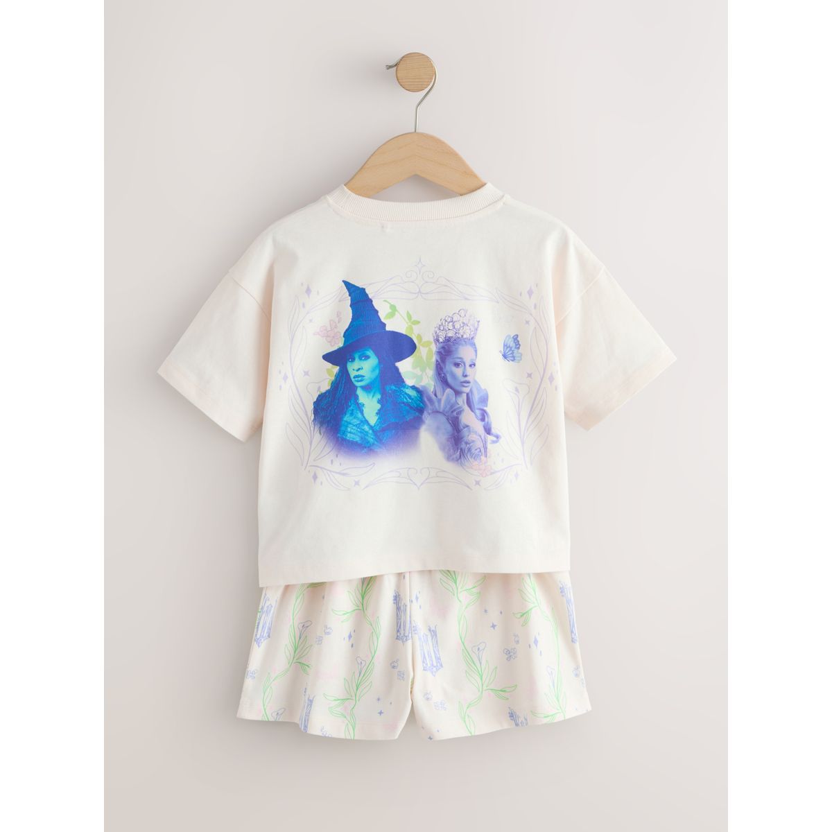 Pyjama short wicked lilas/écru, NEXT