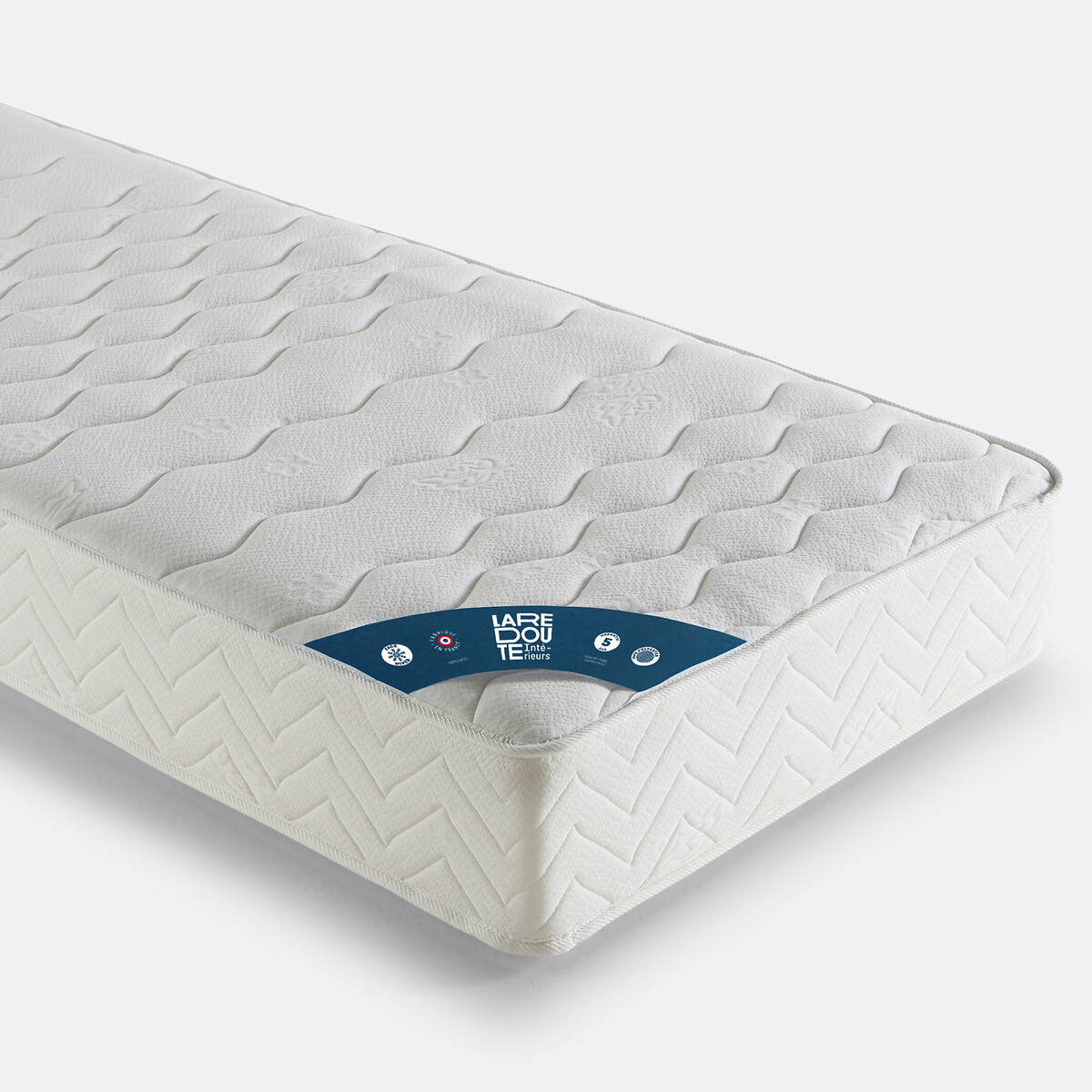 Matelas de relaxation latex, soutien ferme, accueil moelleux blanc, LA REDOUTE INTERIEURS
