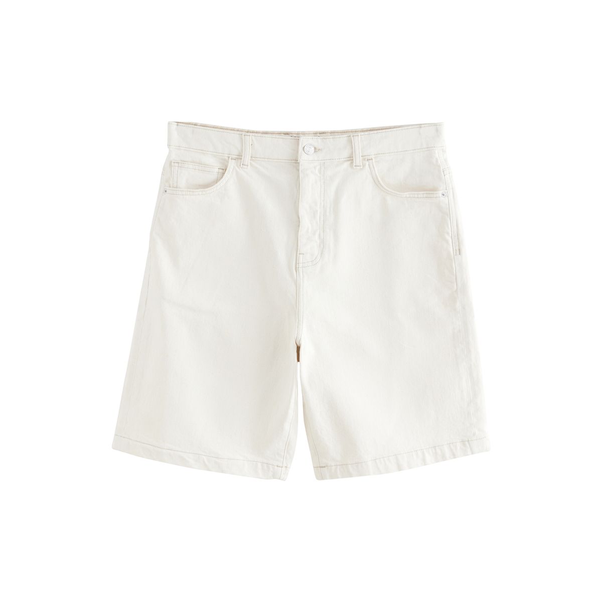 Short en jean style jupe-culotte écru, NEXT