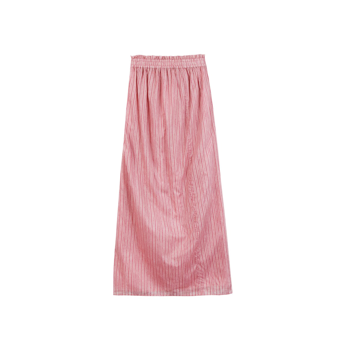 Robe longue rayée rose moyen, IKKS