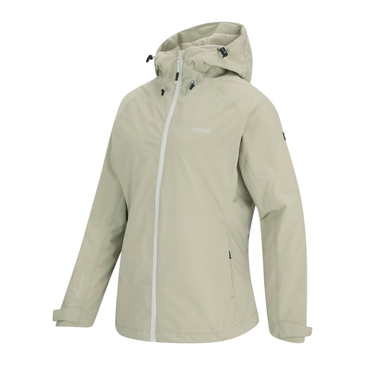 Veste imperméable à capuche FREESDALE blanc cassé, REGATTA