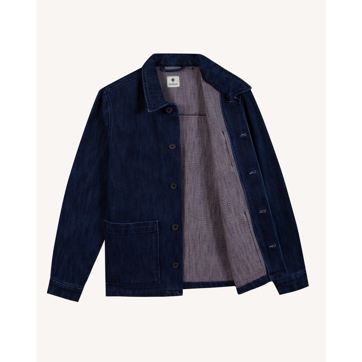 Veste denim bleu foncé, FAGUO