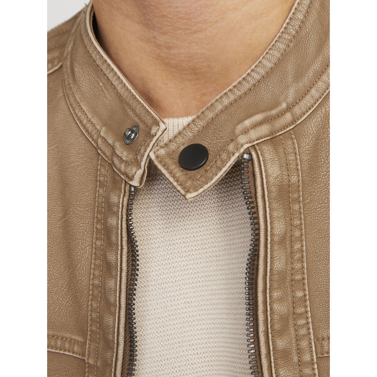 Veste En Cuir Synthétique safari, JACK & JONES