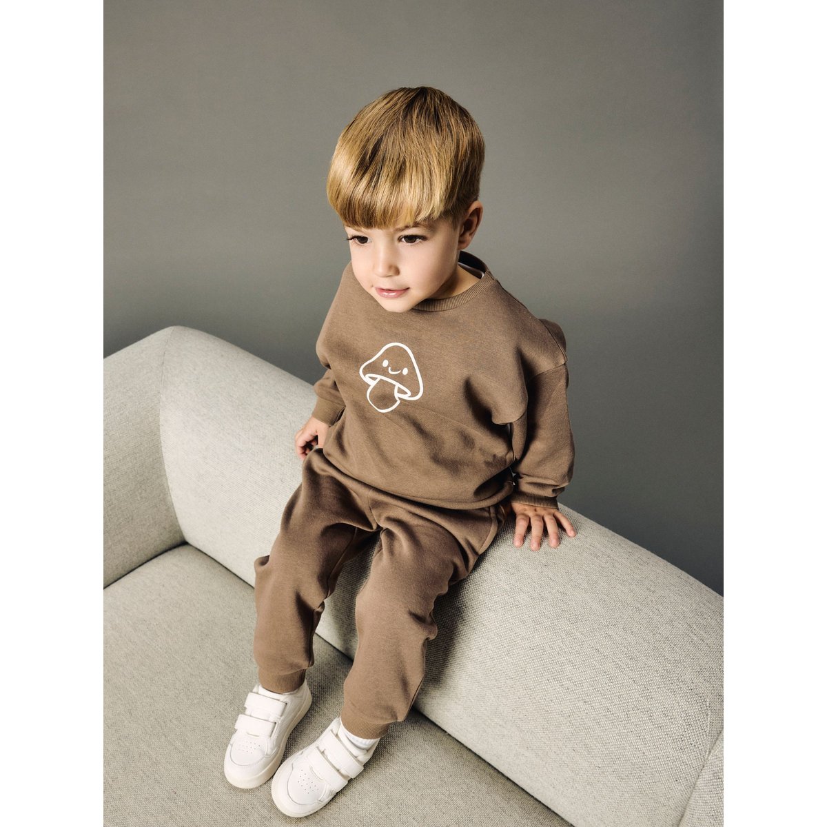 Sweat-Shirt marron - brown lentil1, NAME IT