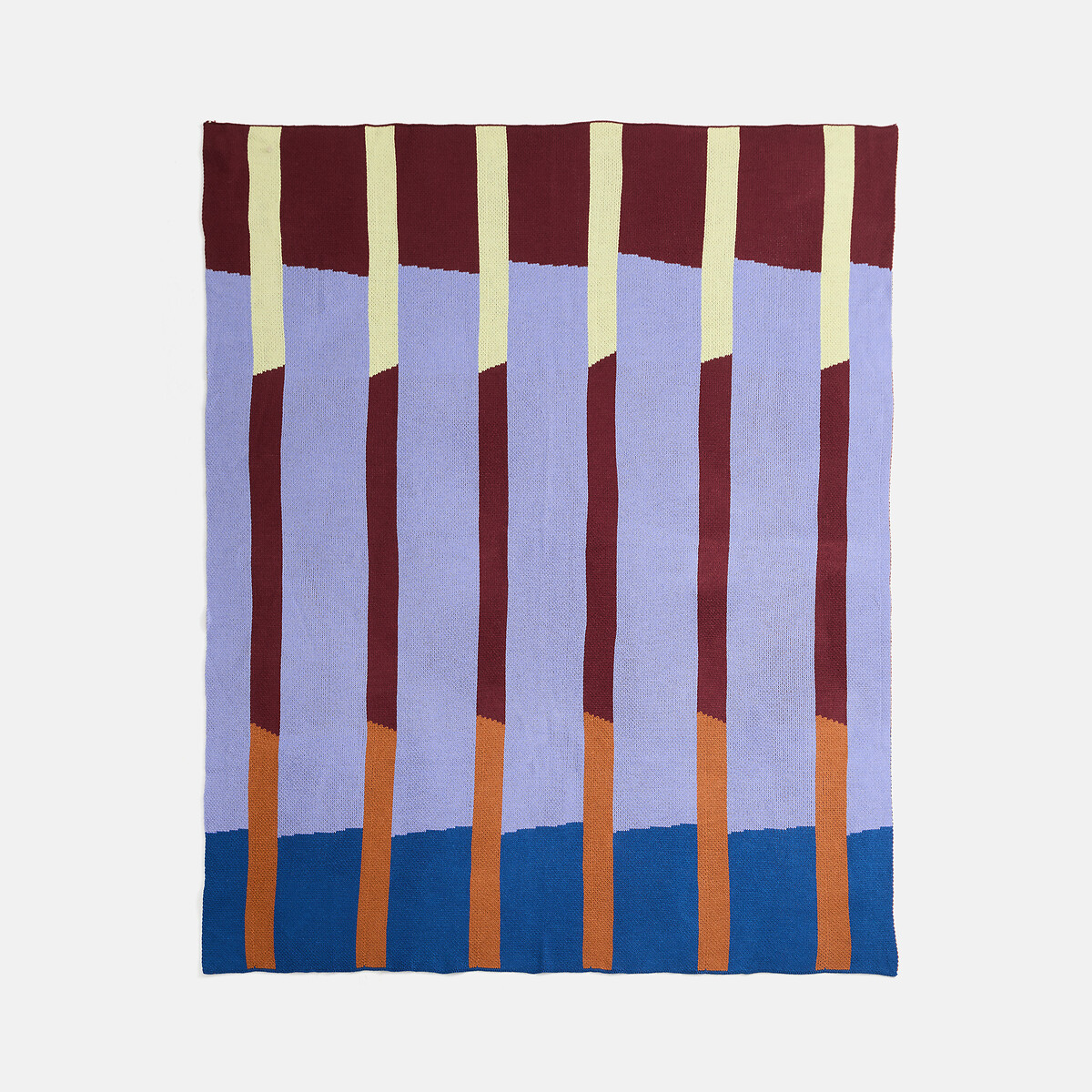 Colcha en jacquard geométrico, LOTTEN multicolor, LA REDOUTE INTERIEURS
