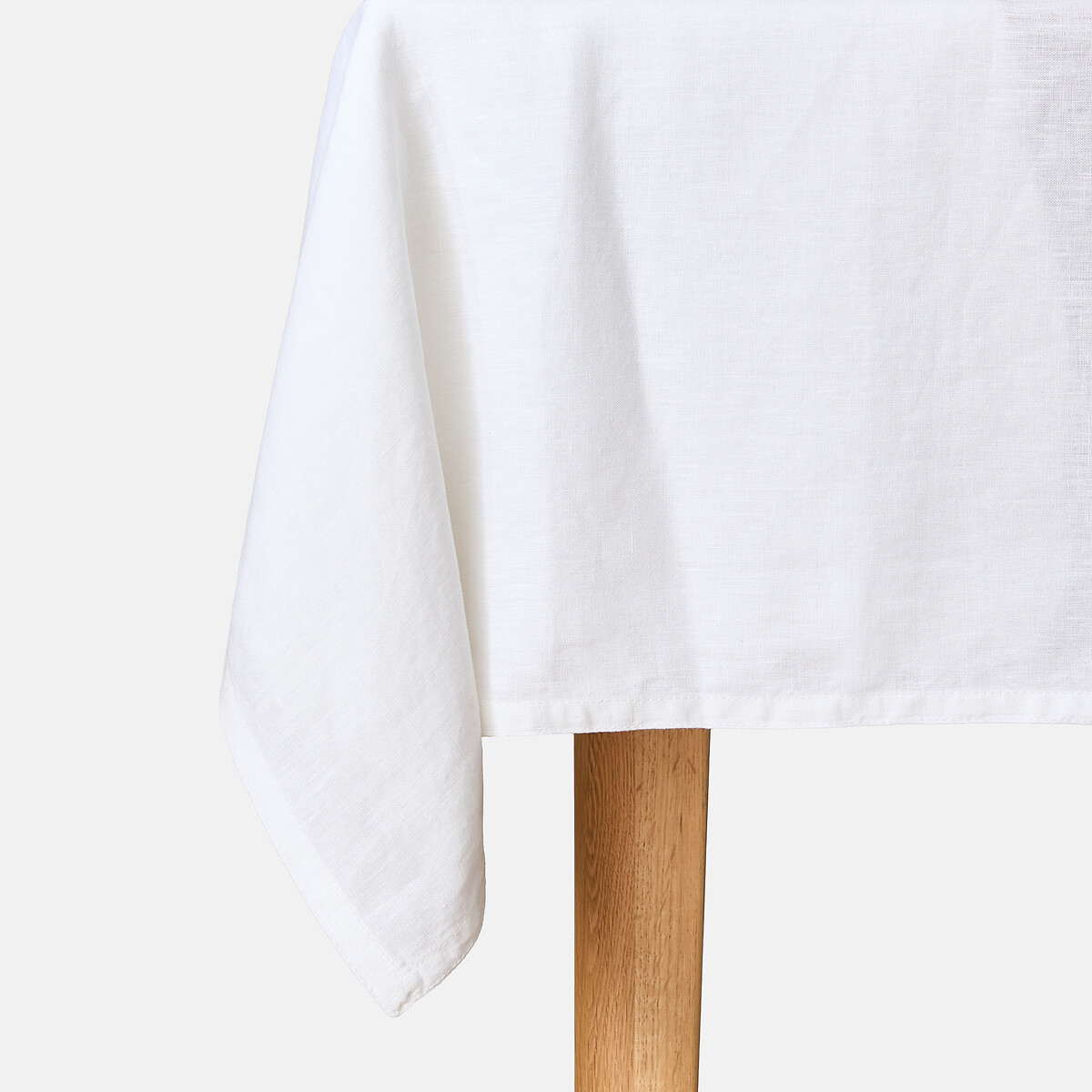Victorine Best Quality Linen Tablecloth white, LA REDOUTE INTERIEURS