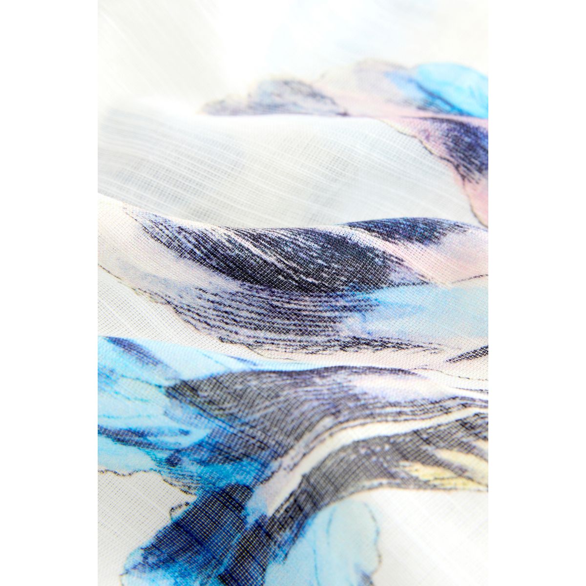 Kimono 100 % coton avec lien kew collection bleu motif fleurs, NEXT